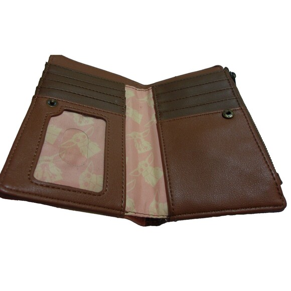 Loungefly  Baby Yoda Grogu Wallet Star Wars The Mandalorian Faux Leather Disney - Picture 4 of 5